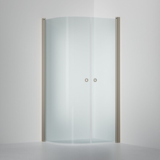 INR Iconic Nordic Rooms Dusjhjørne Linc 55 Original Måltilpasset Stone / Klart Glass