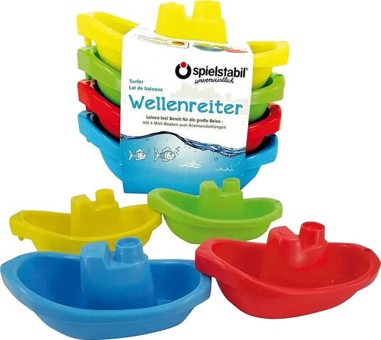 Spielstabil Joining Boat 4 Assort. Col. Red One Size