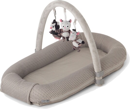 CarloBaby Babynest Grått CarloBaby Babynest Grått