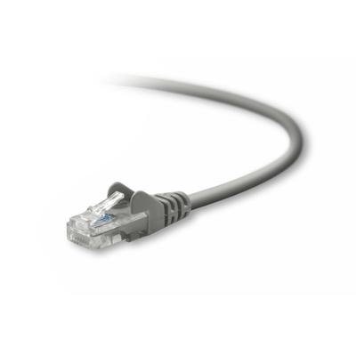 BELKIN Cat5e UTP, uskjermet nettverkskabel / patchkabel, strekkavlastning, grå, 3m