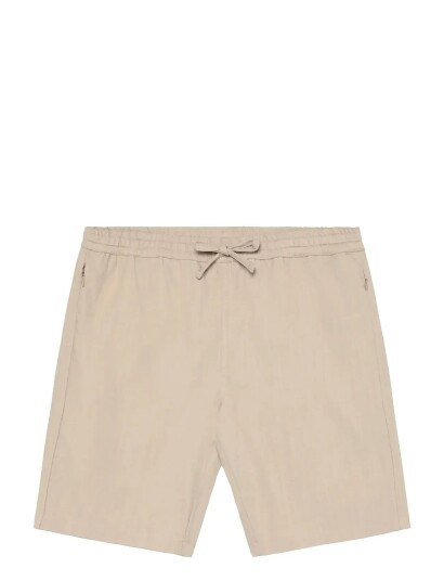 Knowledge Cotton Apparel Astral Comfort Linen Blend Shorts Beige XL