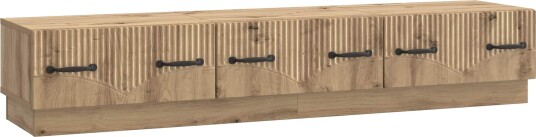 TV skap med skuff Artisan eik 147 x 34,5 x 27 cm Konstruert tre