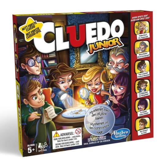 Cluedo Junior Refresh Norsk utgave