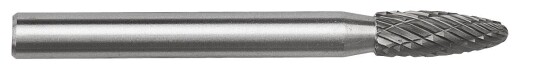 PELA 76506 Hardmetallfil rund topp 6 mm Maskintilbehør & forbruk