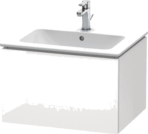 Duravit L-Cube Servantskap m/1 skuff 620x400x481 mm Hvit Høyglans