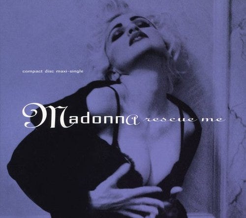 Madonna Rescue Me CD Madonna Rescue Me CD
