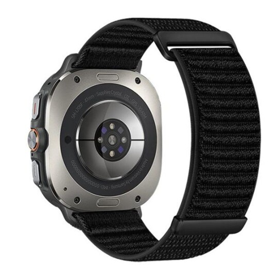 Nylonreim til Samsung Galaxy Watch Ultra 47mm / Ultra 2025 Svart