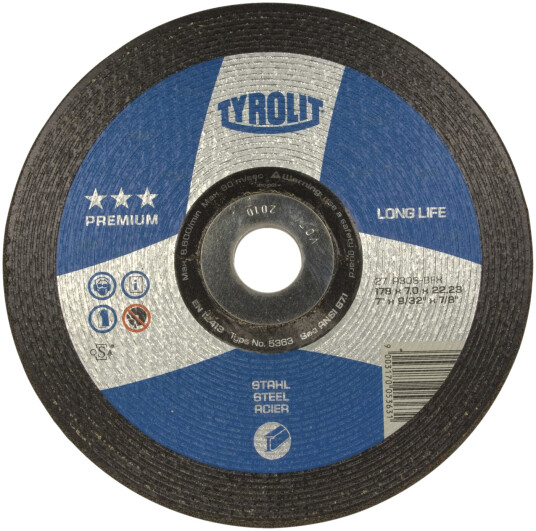 Skrubbskive Premium 27E ø178Ã7 A30S-BFX