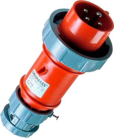 Mennekes CEE-plugg 4-pol 16A 400V IP67