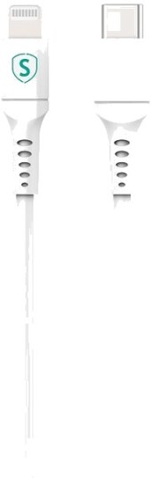 SiGN USB-C til Lightning-kabel 1m, MFi, 3A, 60W - Hvit