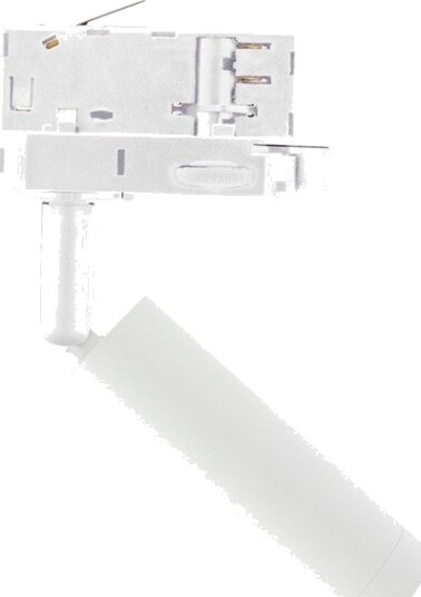 Spectrum 3 faset mini GU10 skinnespot Hvit uten lyskilde