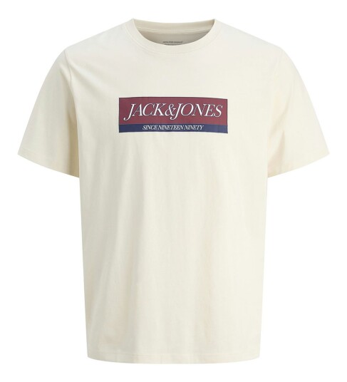 Jack & Jones Junior T skjorte jorInwood Block Brand Tee SS CN Hvit