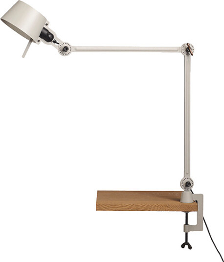 Tonone Bolt Bordlampe Dobbel Arm med Klemme Ask Grå