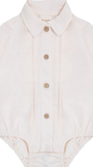 Blå Body I/e Eggnog Blå 1½ år (86) Langermet Body Beige