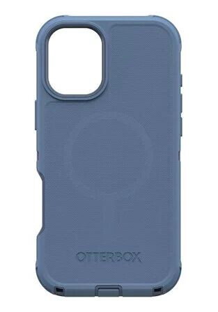 OtterBox Defender MagSafe Apple iPhone 16 Plus Baby Blue Jeans blue