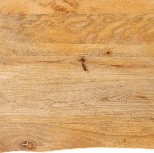  Bordplate naturlig kant 40x40x3,8 cm heltre mango 370486