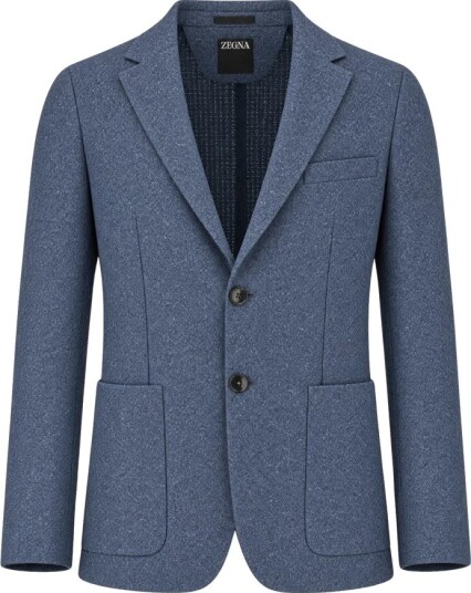 Zegna, Herre, Jakker, Blå, S,