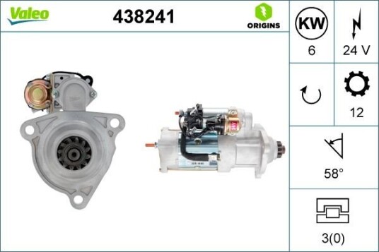 Starter VALEO 438241