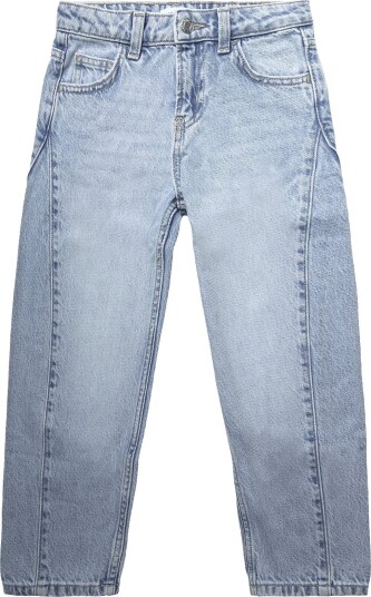 Mango Balloon Jeans With Stitching Detail OPEN BLUE 116
