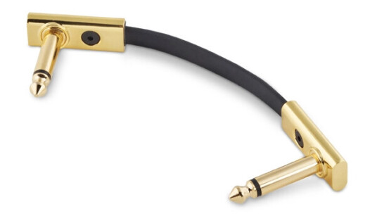 Rockboard Flat Patch Cable Gold 5 cm
