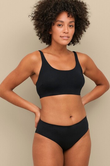Ellos Collection Chandra Tai Midi Bikini Rosa Svart