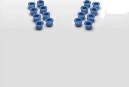 Blue bushings, 13mm, paråre-svivel