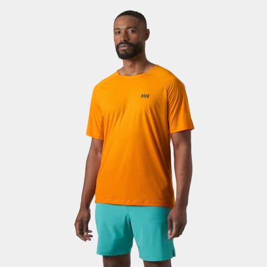 Helly Hansen Trail Short Sleeve T–skjorte Herre Oransje 2xl