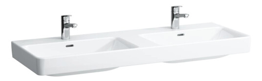 Laufen Pro-S dobbel servant, 130x46 cm, hvit