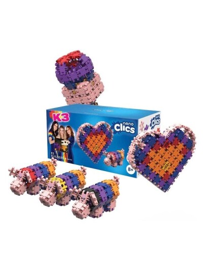 Clics Nano K3 Builders Building Set 190pcs.