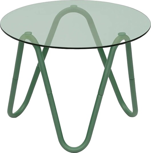 Leitmotiv Side Tabel Ventana Round Green Ø 50 CM Leitmotiv Side Tabel Ventana Round Green Ø 50 CM