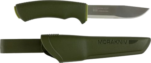 Morakniv Bushcraft Forest Jaktkniv 109 mm Stålblad Grønn med Slire