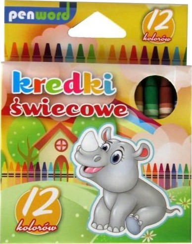Penword Voksfargestifter 12 Farger 8912 Penword Voksfargestifter 12 Farger 8912