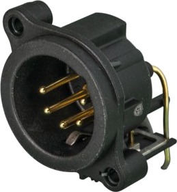 Neutrik Nc5mah Xlr Sort Messing Messing Polyamid Messing Ip40 1,5 V