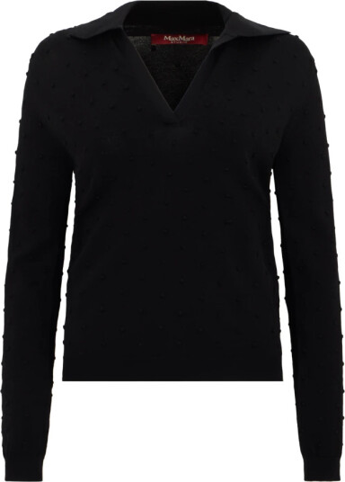 Max Mara Studio Dame Strikkevarer Svart M, Max Mara Studio Dame Strikkevarer Svart M,