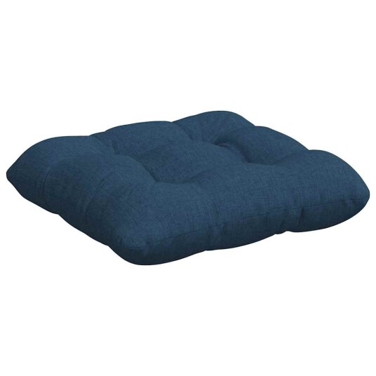 Seteputer 4 pcs Blå 40 x 40 x 12 cm stoff