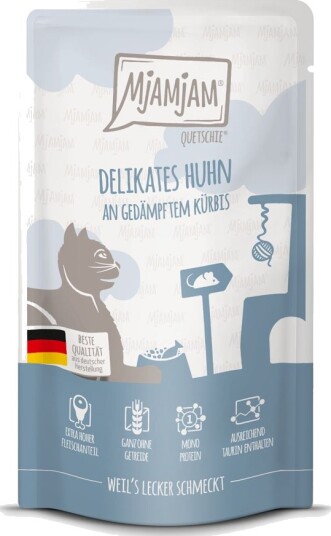 Mjamjam Våtfôr Quetschie Kylling 12 X 125 G