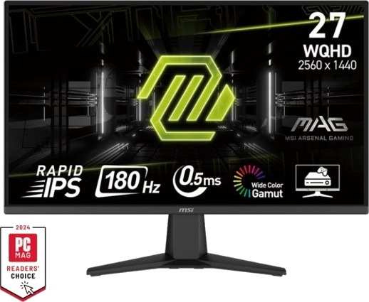 MSI MAG 275QF 27" Gaming Skjerm 2560x1440 QHD 180Hz IPS MSI MAG 275QF 27" Gaming Skjerm 2560x1440 QHD 180Hz IPS