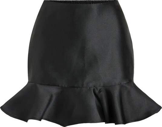 Vila Vishina Hw Short Skirt/Pty/Ka - BLACK - 36