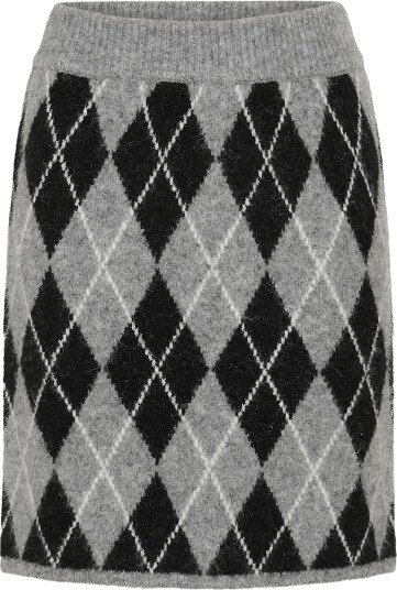 Kaffe Kasimone Knit Skirt Grey M