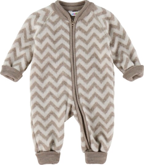 Joha Jumpsuit - Ull - Beige - Joha - 50 - Jumpsuit Brun Hvit