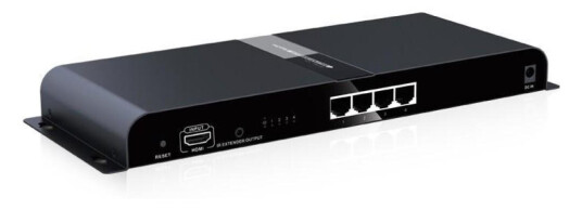 TECHLY Hdbit HDMI Extender/Splitter mit IR, 4 Wege, 120m