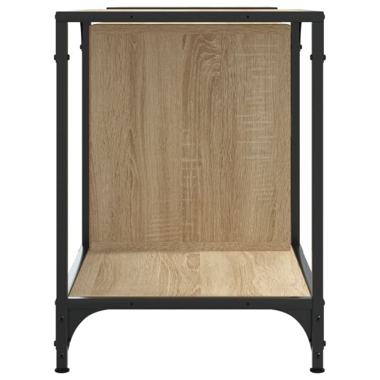 vidaXL TV-benk sonoma eik 153x37x50 cm konstruert tre 8721012193857