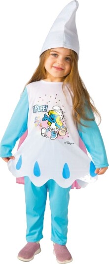 Ciao Srl. Smurfette Kostymer Puffetta Ciao Srl. 2-3 år (92-98) Kostymer Blå Hvit 14592.2-3-NC