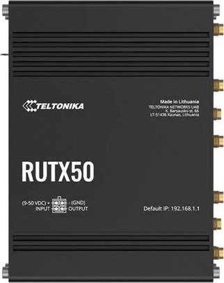 Teltonika RUTX50 Wireless Router WWAN Wi-Fi 5 3G 4G 5G RUTX5000AC00