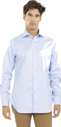 Kiton Herre Skjorter Blå 5XL,