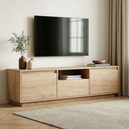 Domar TV benk 160 cm Sapphire eik