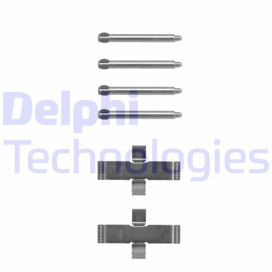 Tilbehørsett, skivebremse belegg DELPHI LX0093