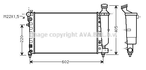 Radiator AVA Clever Choice PEA2216