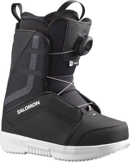 Salomon Juniors' Project Boa Black/Black/White 22.5, Black / Black / White Salomon Juniors' Project Boa Black/Black/White 22.5, Black / Black / White
