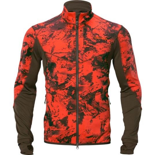 Härkila Wildboar Pro Camo fleecejakke AXIS MSP®Wildboar orange/Shadow brown L L